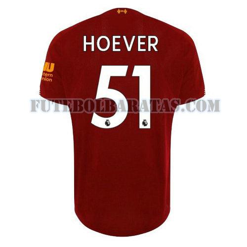 camisa hoever 51 liverpool 2019-2020 home - vermelho homens