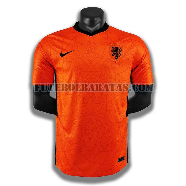 camisa holanda 2020-2021 home player - homens
