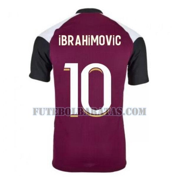 camisa ibrahimovic 10 paris saint-germain 2020-2021 third - homens