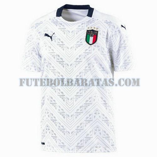 camisa itália 2020 away - branco homens