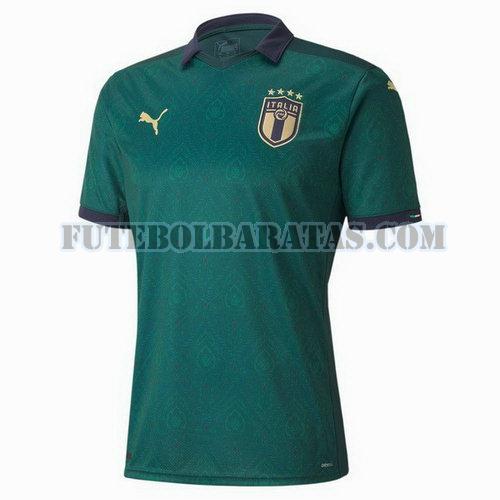 camisa itália 2020 third - verde homens