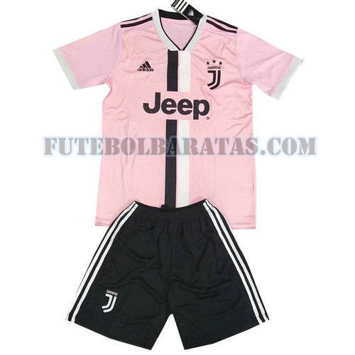 camisa juventus 2019-2020 - rosa meninos