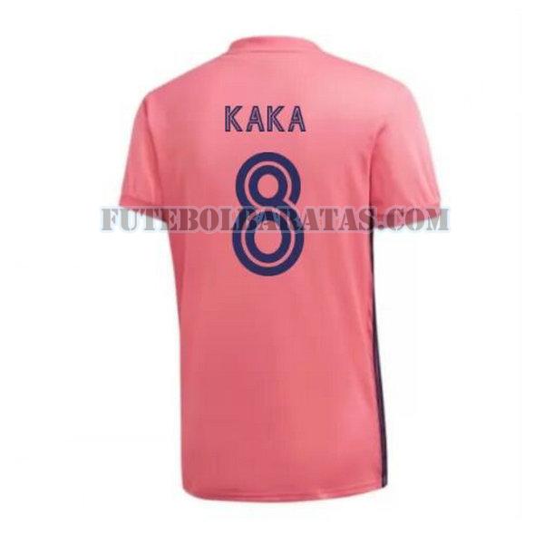 camisa kaka 8 real madrid 2020-2021 away - rosa homens