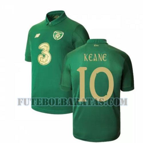 camisa keane 10 irlanda 2020 home - verde homens