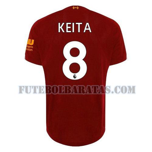 camisa keita 8 liverpool 2019-2020 home - vermelho homens