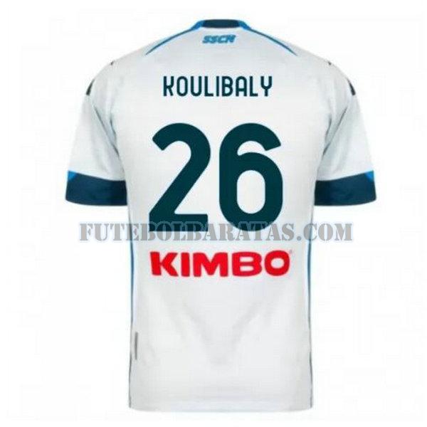 camisa koulibaly 26 napoli 2020-2021 away - azul homens