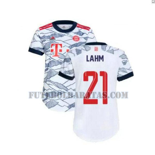 camisa lahm 21 bayern de munique 2021 2022 third - cinza homens