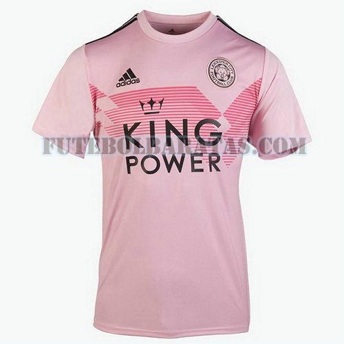 camisa leicester city 2019-2020 away - rosa mulheres