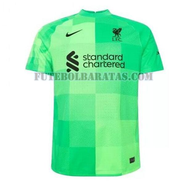 camisa liverpool 2021 2022 goleiro - verde homens