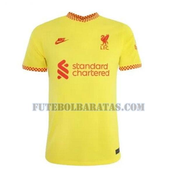 camisa liverpool 2021 2022 third - amarelo homens