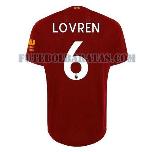 camisa lovren 6 liverpool 2019-2020 home - vermelho homens
