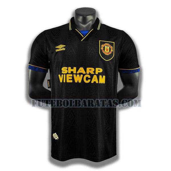 camisa manchester united 1993 1994 away player - homens