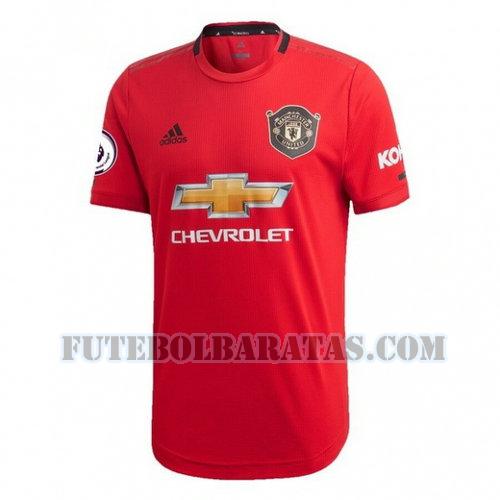 camisa manchester united 2019-2020 home - vermelho homens