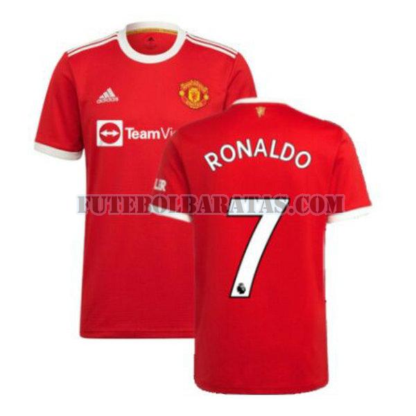 camisa manchester united 2021 2022 home - vermelho homens