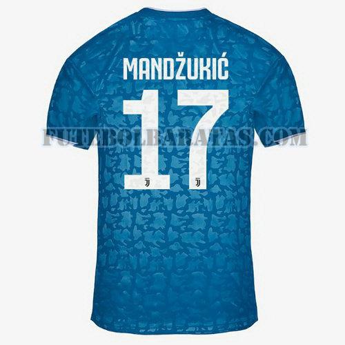 camisa mandzukic 17 juventus 2019-2020 third - azul homens