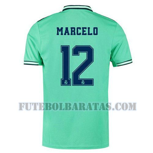 camisa marcelo 12 real madrid 2019-2020 third - verde homens