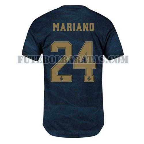 camisa mariano 24 real madrid 2019-2020 away - azul homens