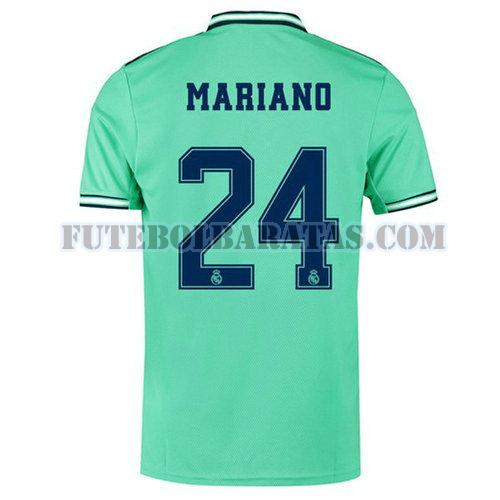 camisa mariano 24 real madrid 2019-2020 third - verde homens