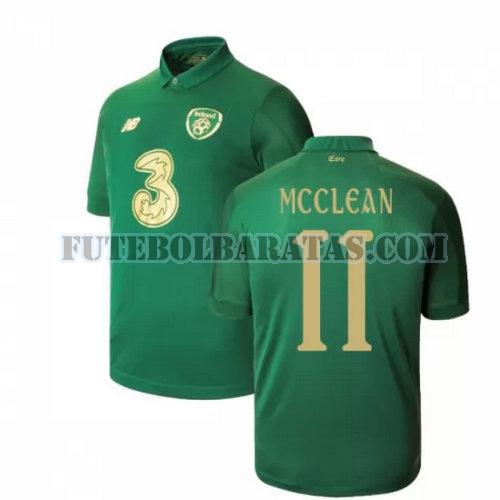 camisa mcclean 11 irlanda 2020 home - verde homens