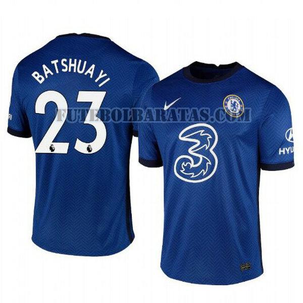 camisa michy batshuayi 23 chelsea 2020-2021 home - azul homens