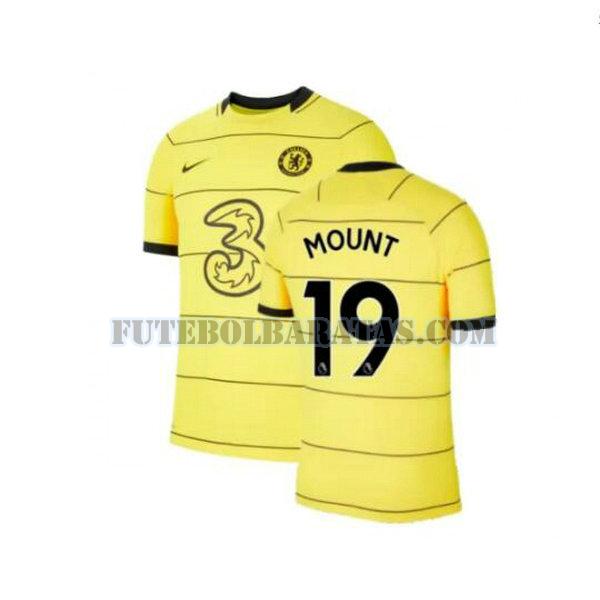camisa mount 19 chelsea 2021 2022 third - amarelo homens