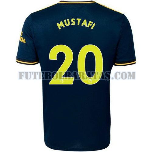 camisa mustafi 20 arsenal 2019-2020 third - azul homens