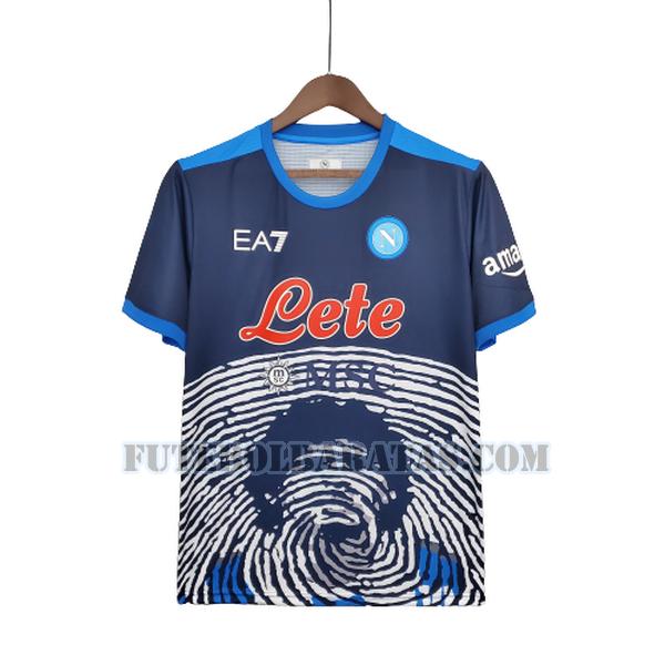camisa napoli 2021 2022 commemorative edition - azul homens