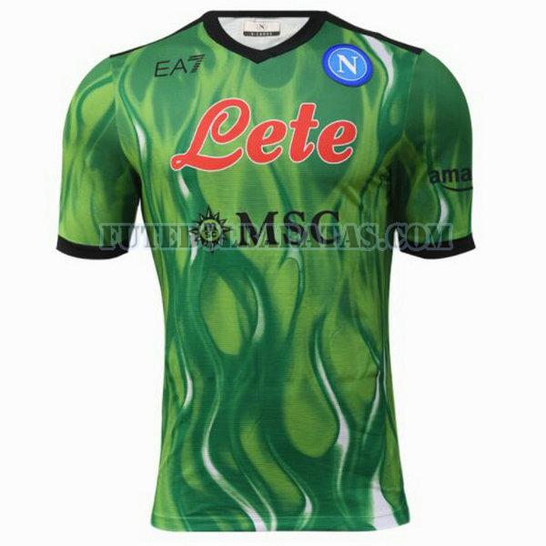 camisa napoli 2021 2022 goleiro - verde homens