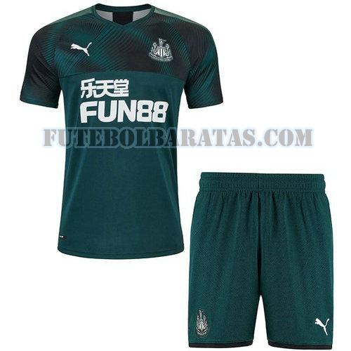 camisa newcastle united 2019-2020 away - verde meninos
