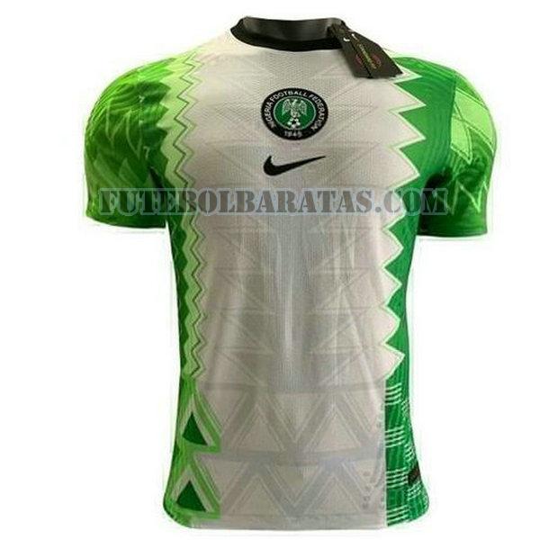 camisa nigéria 2020 home - verde-branco homens
