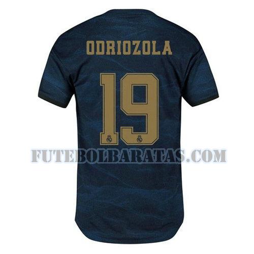 camisa odriozola 19 real madrid 2019-2020 away - azul homens