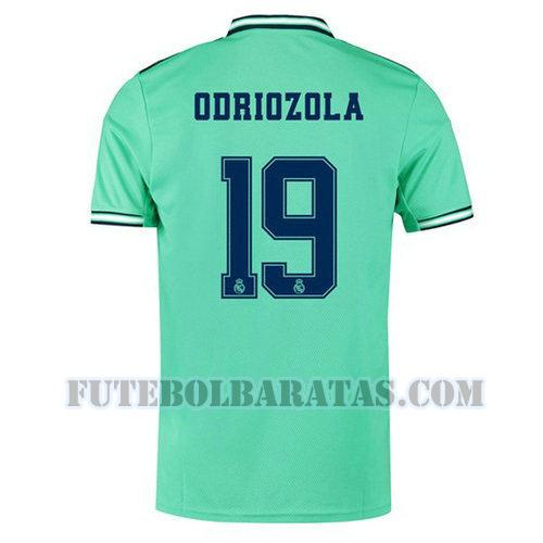 camisa odriozola 19 real madrid 2019-2020 third - verde homens