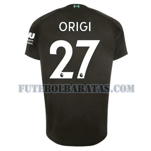 camisa origi 27 liverpool 2019-2020 third - preto homens