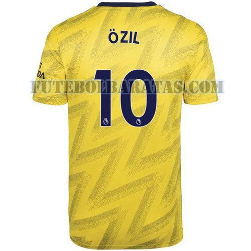 camisa ozil 10 arsenal 2019-2020 away - amarelo homens