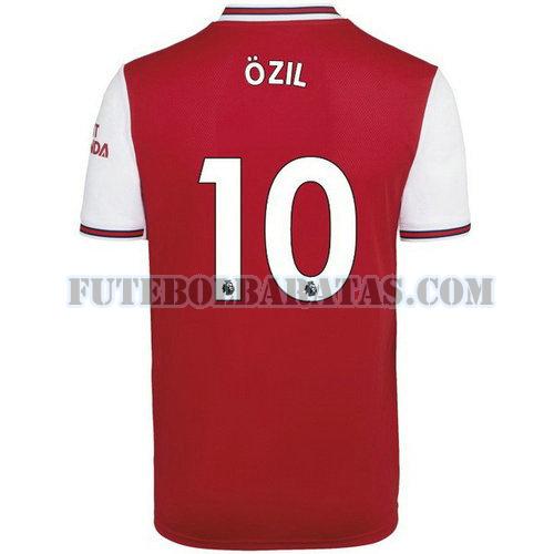 camisa ozil 10 arsenal 2019-2020 home - vermelho homens