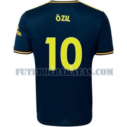 camisa ozil 10 arsenal 2019-2020 third - azul homens