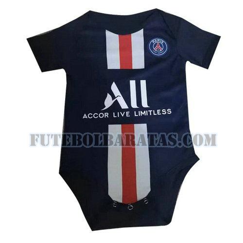 camisa paris saint-germain 2019-2020 home - azul bebês
