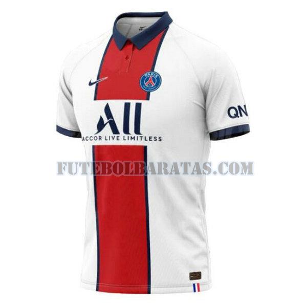 camisa paris saint-germain 2020-2021 away - branco homens