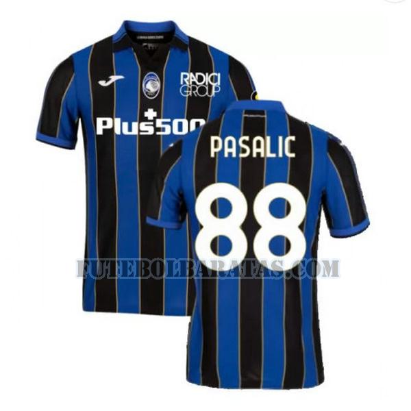 camisa pasalic 88 atalanta bc 2021 2022 home - azul preto homens