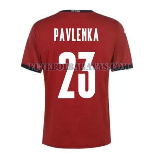 camisa pavlenka 23 republica checa 2020 home - vermelho homens
