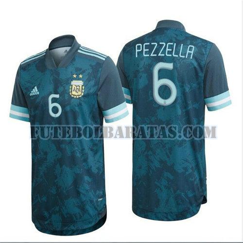 camisa perez 6 argentina 2020 away - azul homens