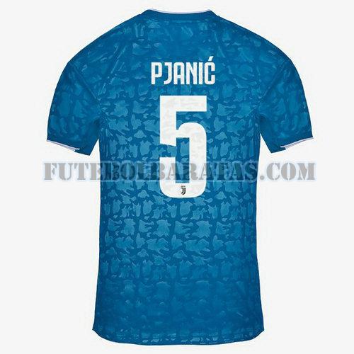 camisa pjanic 5 juventus 2019-2020 third - azul homens