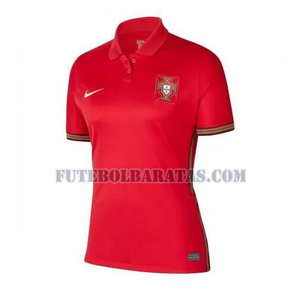 camisa portugal 2021 away - vermelho mulheres