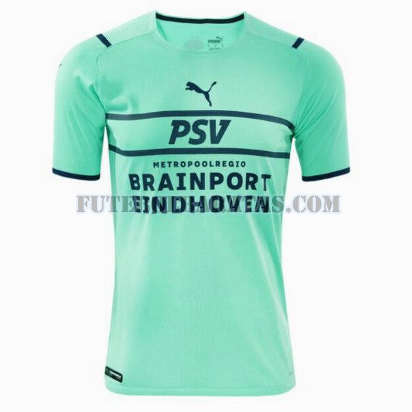 camisa psv eindhoven 2021 2022 third - verde homens