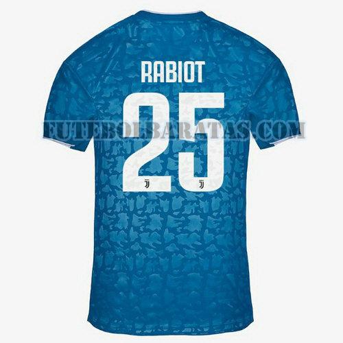 camisa rabiot 25 juventus 2019-2020 third - azul homens
