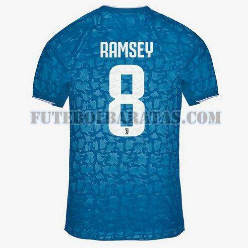 camisa ramsey 8 juventus 2019-2020 third - azul homens