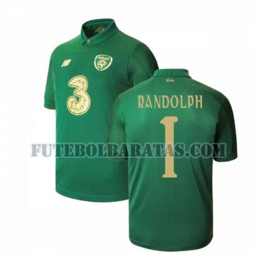camisa randolph 1 irlanda 2020 home - verde homens