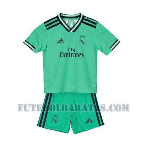 camisa real madrid 2019-2020 third - verde meninos