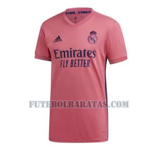 camisa real madrid 2020-2021 away - rosa mulheres
