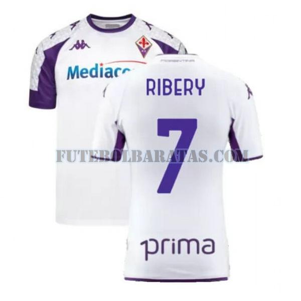 camisa ribery 7 fiorentina 2021 2022 away - branco homens